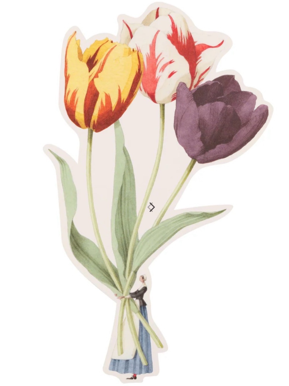 Hester & Cook Table Accents, Tulips featuring artwork by Laura Stoddart.